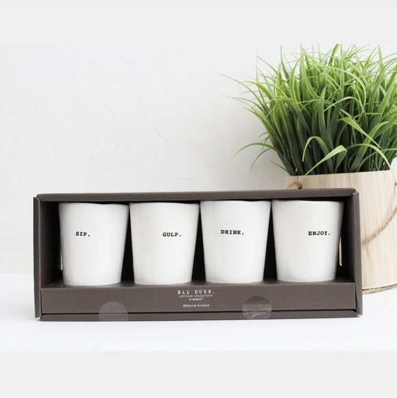 Rae Dunn Other - SALE! NWB RAE DUNN SET OF 4 MELAMINE TUMBLERS